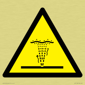 W515 Warning: Geyser (water/air) water jet